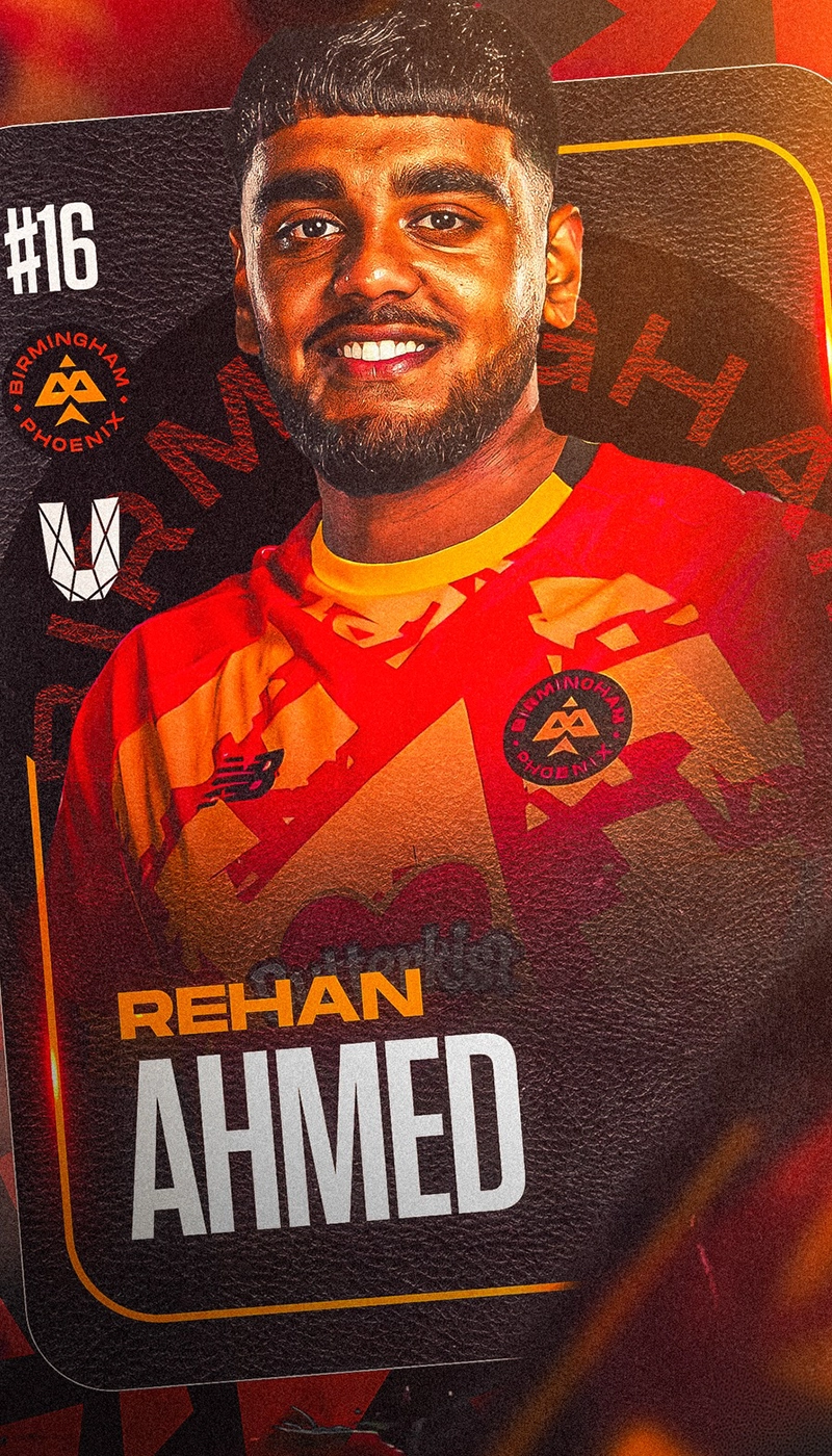 Rehan Ahmed signs for the Phoenix ahead of new season